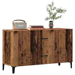 Příborník old wood 100 x 36 x 60 cm kompozitní dřevo - obrázek 1