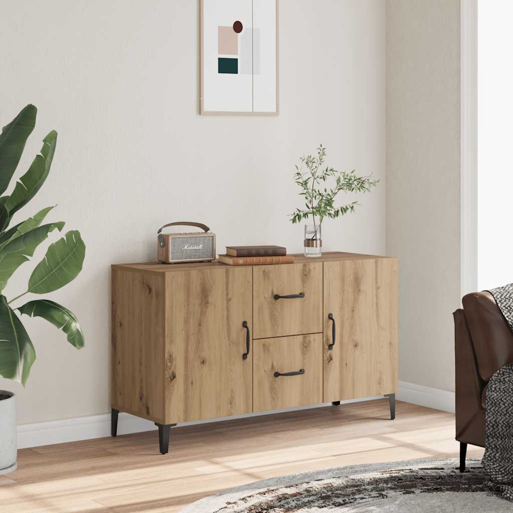 vidaXL Dulap, stejar artizanal, 100x36x60 cm, lemn prelucrat