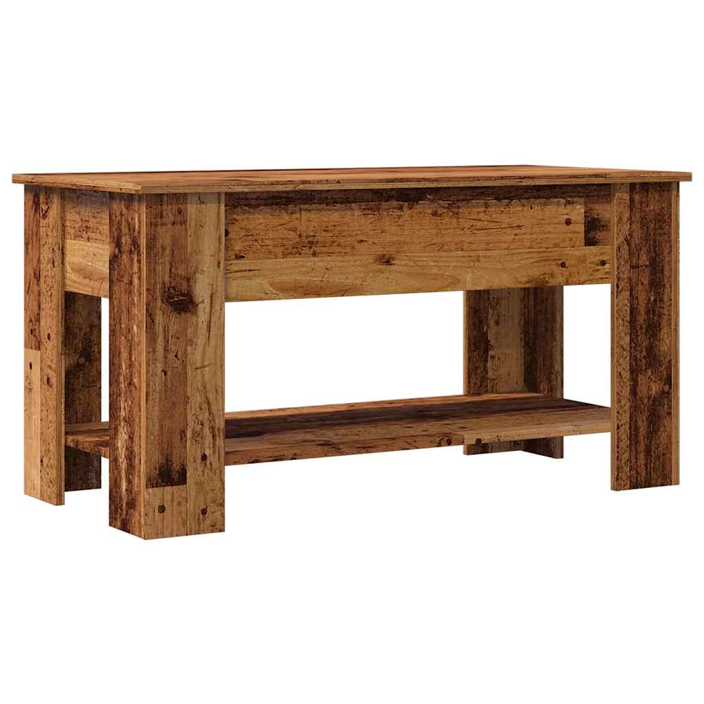 vidaXL Kava miza Old Wood 101x49x52 cm Inženirski les