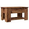 vidaXL diivanilaud Old Wood 79x49x41 cm Engineered Wood