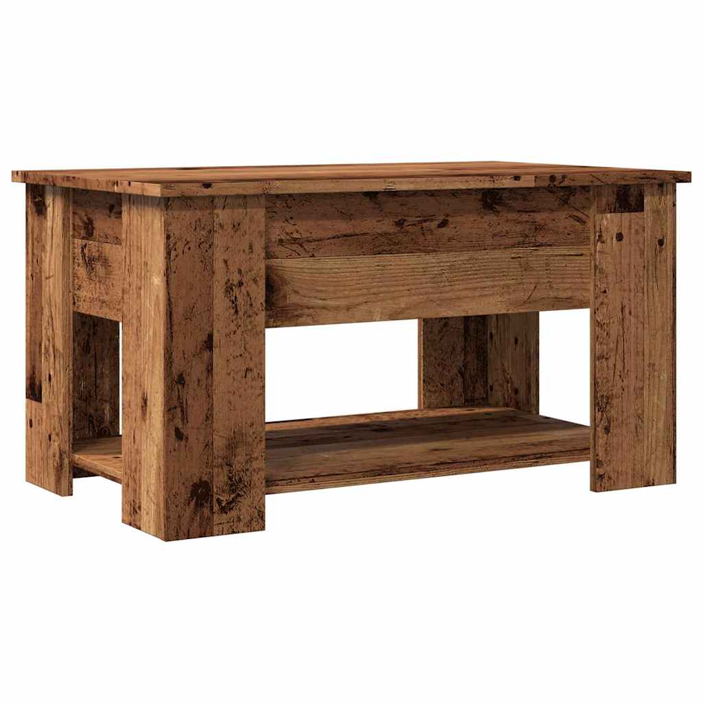 vidaXL konferenčný stolík Old Wood 79x49x41 cm Konštrukčné drevo