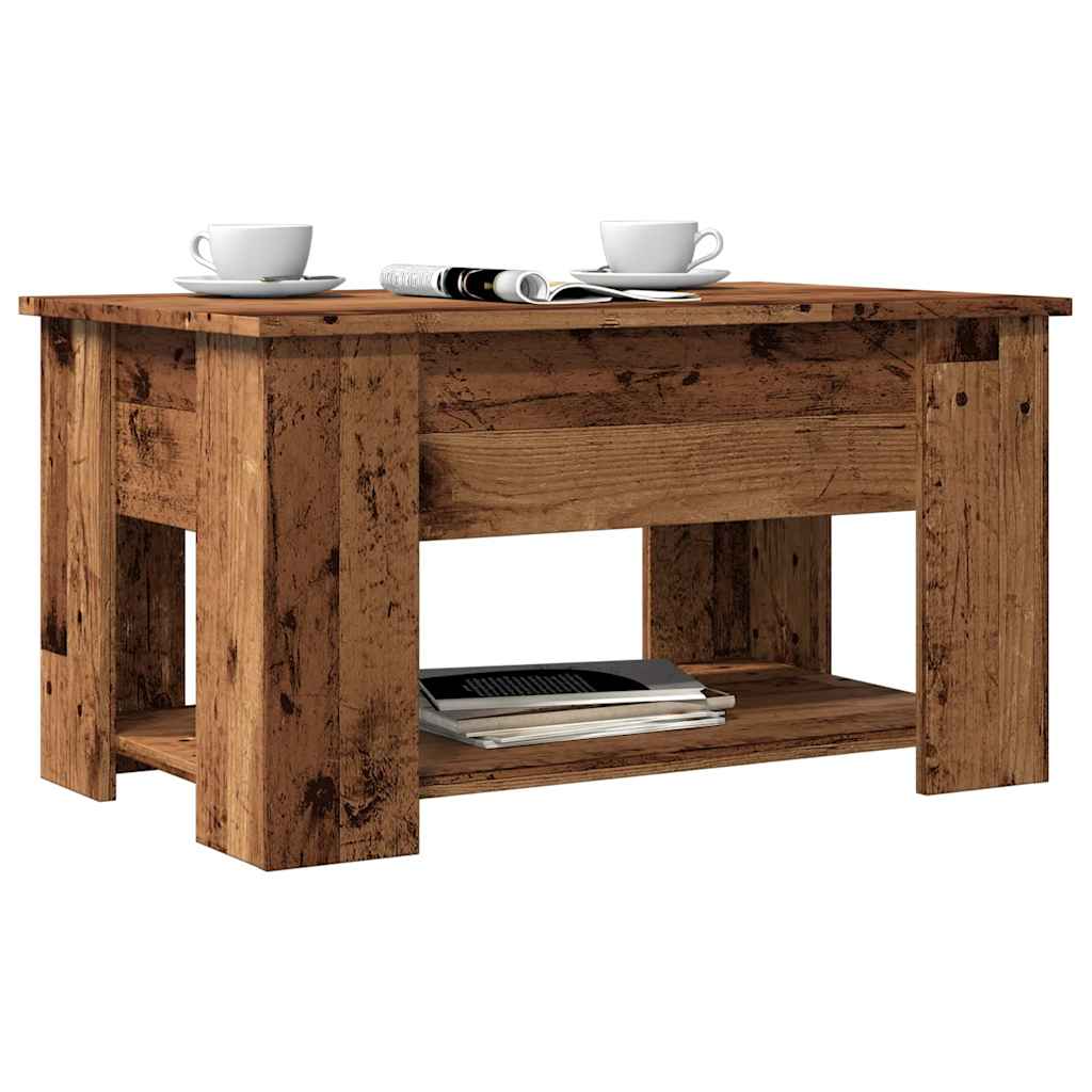 vidaXL Couchtisch Altholz-Optik 79x49x41 cm Holzwerkstoff