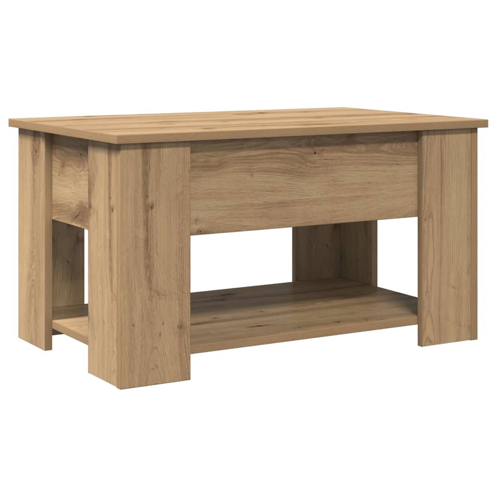 vidaXL Konferenční stolek dub artisan 79x49x41 cm kompozitní dřevo