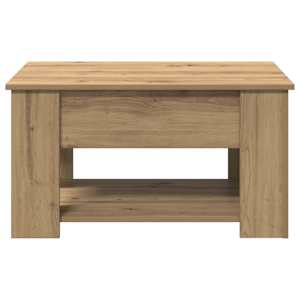 Konferenční stolek dub artisan 79x49x41 cm kompozitní dřevo - obrázek 4