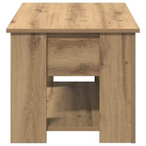 Konferenční stolek dub artisan 79x49x41 cm kompozitní dřevo - obrázek 6