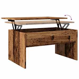Konferenční stolek old wood 80x50,5x41,5 cm kompozitní dřevo - obrázek 9