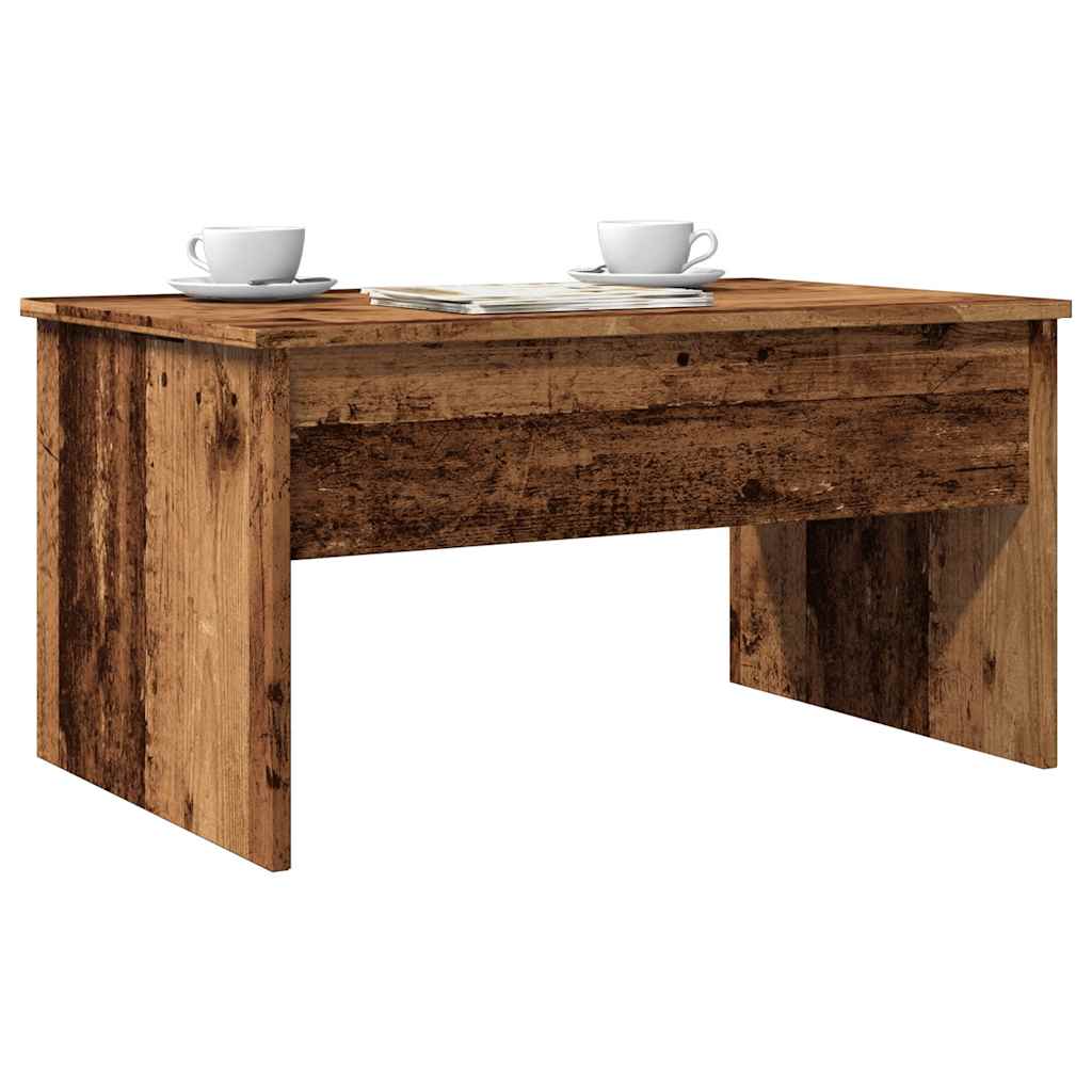 vidaXL Măsuță de cafea, lemn vechi, 80x50,5x41,5 cm, lemn prelucrat