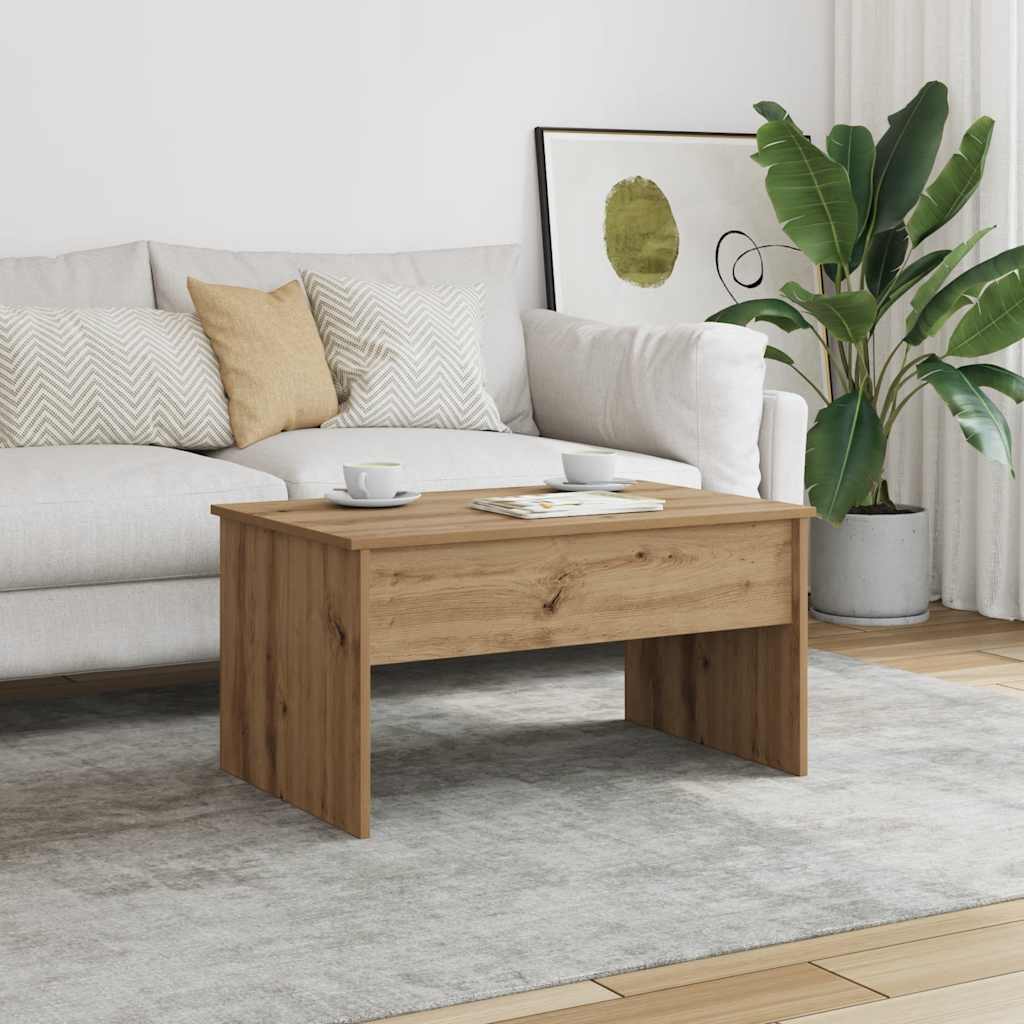 vidaXL Couchtisch Artisan-Eiche 80x50,5x41,5 cm Holzwerkstoff