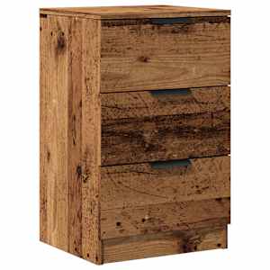 Noční stolek old wood 40 x 36 x 65 cm kompozitní dřevo - obrázek 2