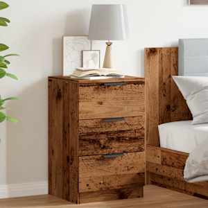 Noční stolek old wood 40 x 36 x 65 cm kompozitní dřevo - obrázek 4