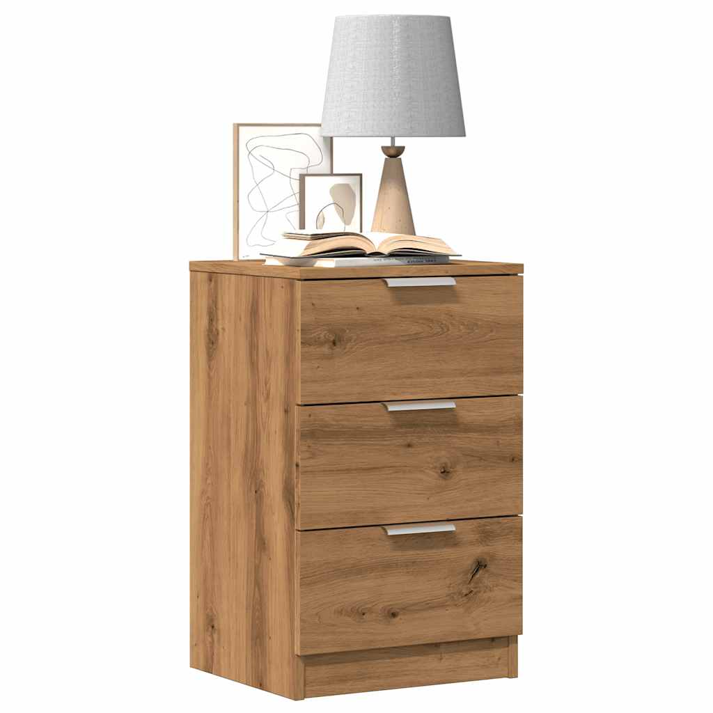 vidaXL Nachttisch Artisan-Eiche 40x36x65 cm Holzwerkstoff