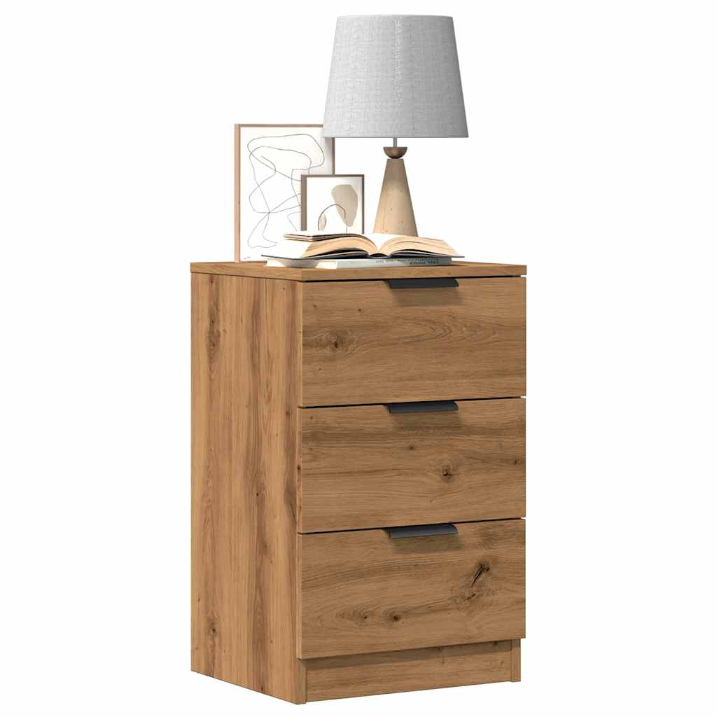 vidaXL Nachttisch Artisan-Eiche 40x36x65 cm Holzwerkstoff