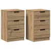vidaXL &ouml;&ouml;kapid 2 tk Artisan Oak 40x36x65 cm Engineered Wood