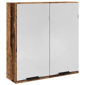 vidaXL Vannitoa peegelkapp Vana puit 64x20x66,5 cm Tehispuit
