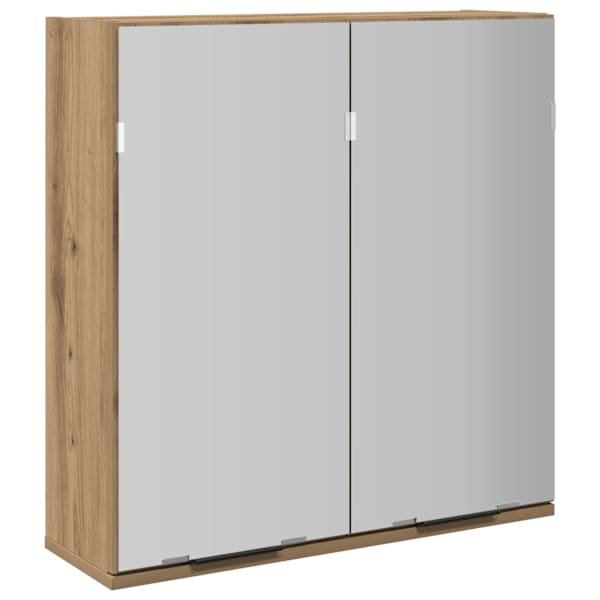 vidaXL vannitoa peegelkapp Artisan tamm 64x20x66,5 cm ehituspuit