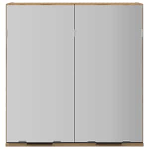 Koupelnová zrcadlová skříňka dub artisan 64x20x66,5 cm kompozit - obrázek 5