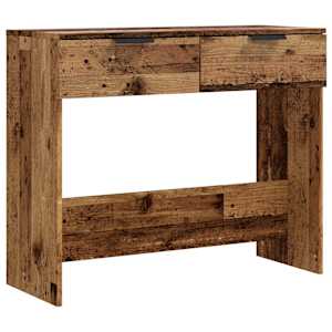 Konzolový stolek old wood 90x36x75 cm kompozitní dřevo - obrázek 2