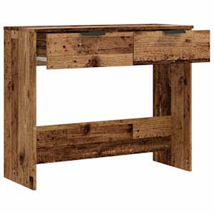 Konzolový stolek old wood 90x36x75 cm kompozitní dřevo - obrázek 7