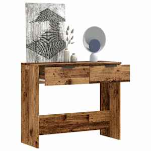 Konzolový stolek old wood 90x36x75 cm kompozitní dřevo - obrázek 1