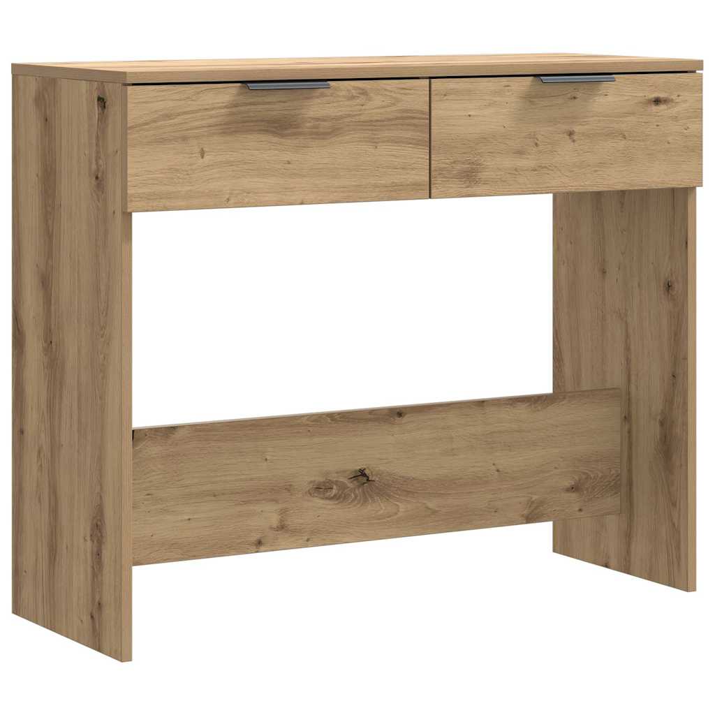 vidaXL Konzolový stolek dub artisan 90x36x75 cm kompozitní dřevo