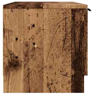 TV skříňka starého dřeva 102 x 35 x 36,5 cm kompozitní dřevo - obrázek 5