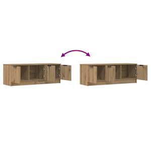 TV skříňka dub artisa 102 x 35 x 36,5 cm kompozitní dřevo - obrázek 8