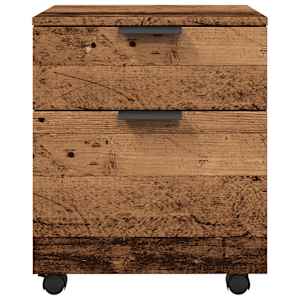 Mobilní kartotéka na kolečkách old wood 45x38x54 cm kompozit - obrázek 5