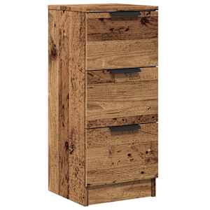 Příborník old wood 30 x 30 x 70 cm kompozitní dřevo - obrázek 2
