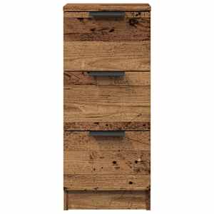Příborník old wood 30 x 30 x 70 cm kompozitní dřevo - obrázek 5