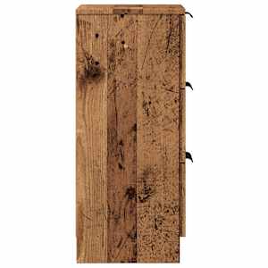 Příborník old wood 30 x 30 x 70 cm kompozitní dřevo - obrázek 6