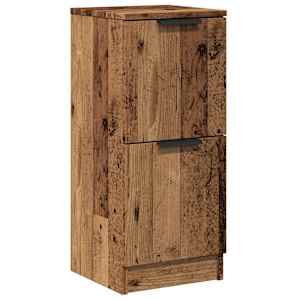 Příborník old wood 30 x 30 x 70 cm kompozitní dřevo - obrázek 2