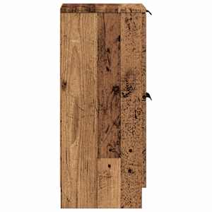 Příborník old wood 30 x 30 x 70 cm kompozitní dřevo - obrázek 6