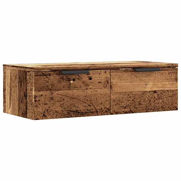 vidaXL Seinakapp Vana puit 68x30x20 cm Engineered Wood