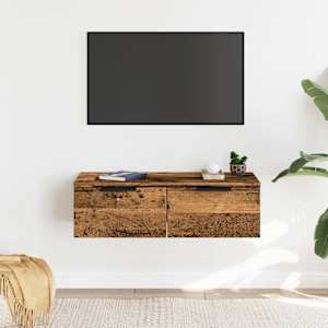 Nástěnná skříňka old wood 68 x 30 x 20 cm kompozitní dřevo - obrázek 3
