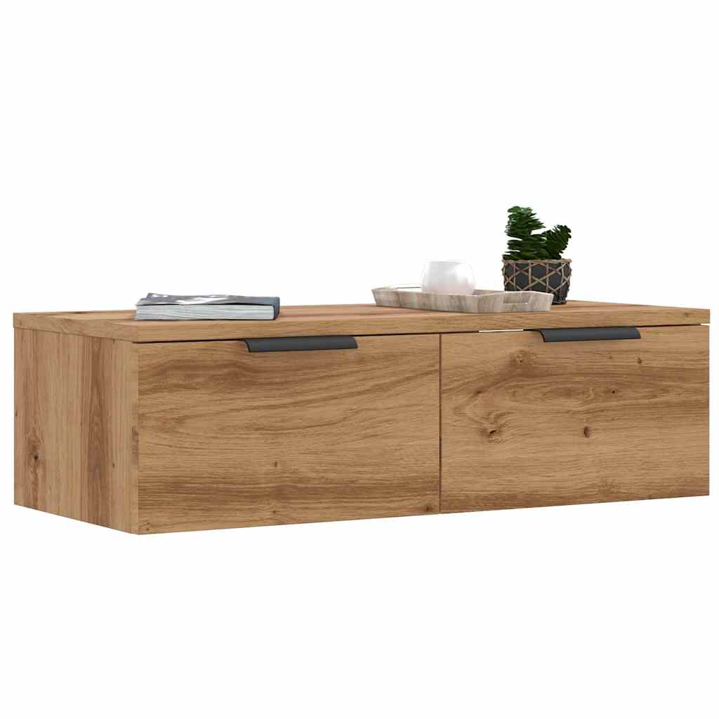 vidaXL Wandschrank Artisan-Eiche 68x30x20 cm Holzwerkstoff