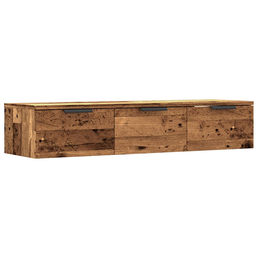 Thumbnail - vidaXL Wandschrank Altholz-Optik 102x30x20 cm Holzwerkstoff
