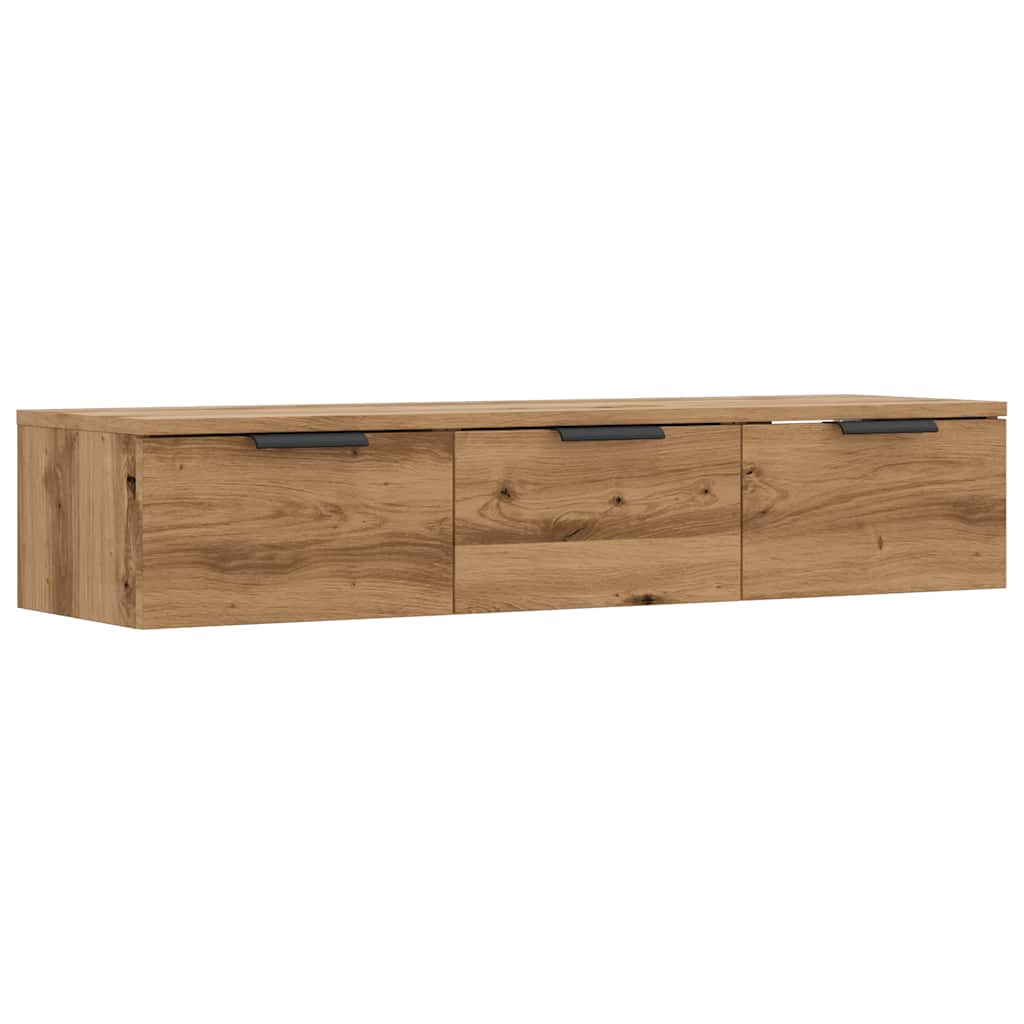 Thumbnail - vidaXL Wandschrank Artisan-Eiche 102x30x20 cm Holzwerkstoff