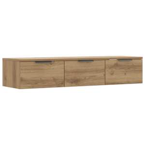 Nástěnná skříňka dub artisan 102x30x20 cm kompozitní dřevo - obrázek 2