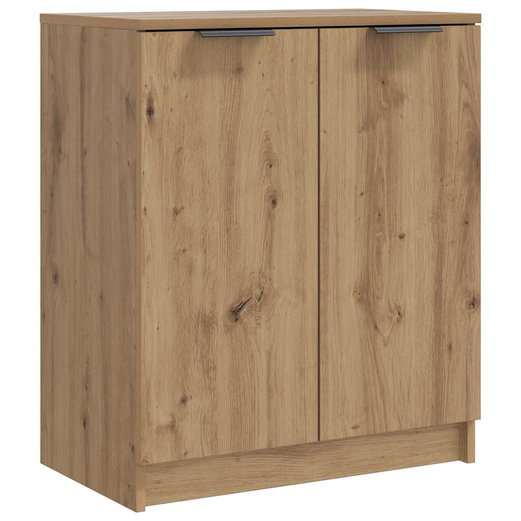 vidaXL Botník černý dub artisan 59 x 35 x 70 cm kompozitní dřevo