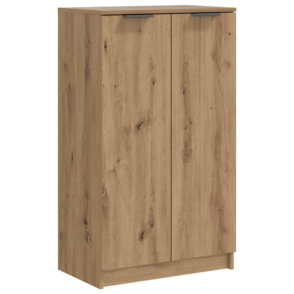 vidaXL Botník dub artisan 59 x 35 x 100,5 cm kompozitní dřevo