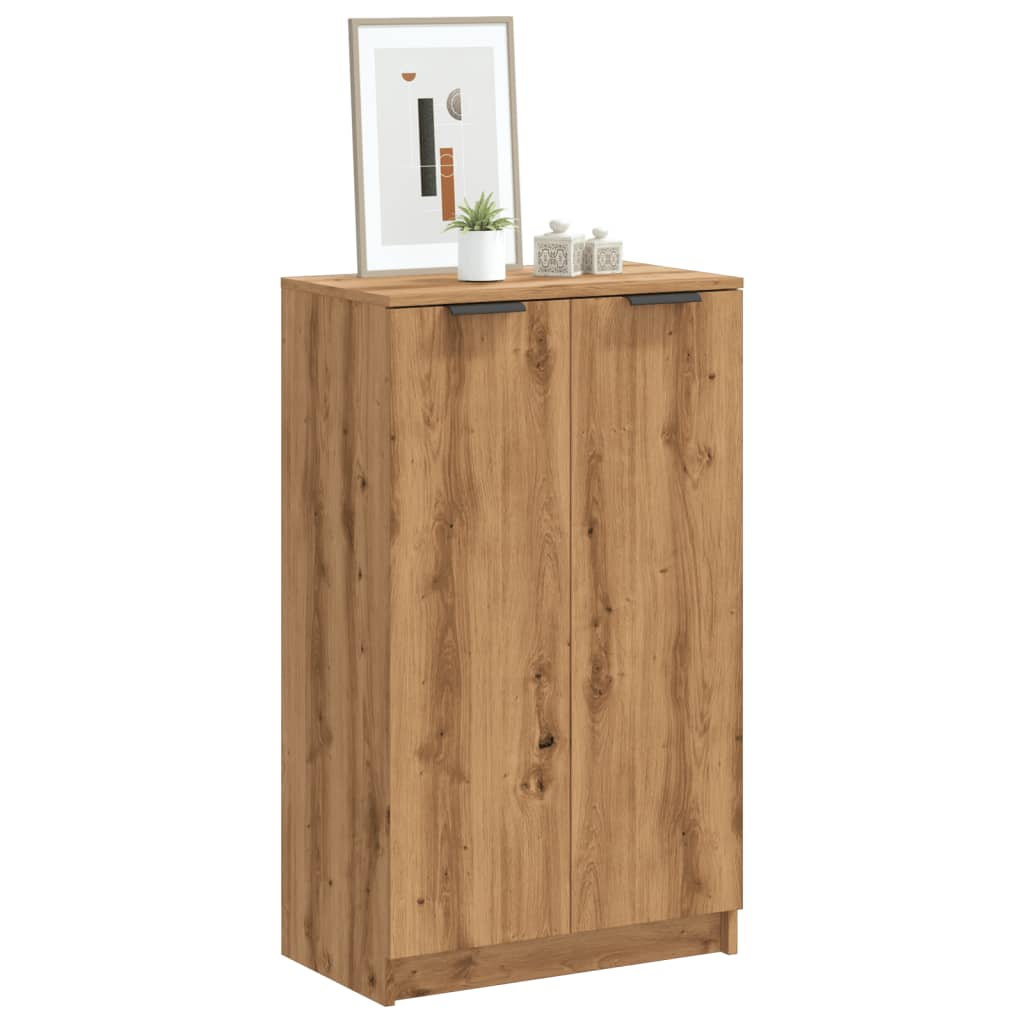 vidaXL Schuhschrank Artisan-Eiche 59x35x100,5 cm Holzwerkstoff