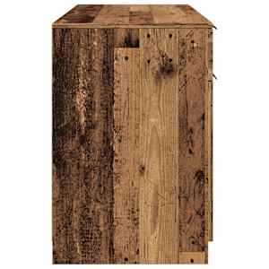 Psací stůl old wood 100 x 50 x 75 cm kompozitní dřevo - obrázek 6
