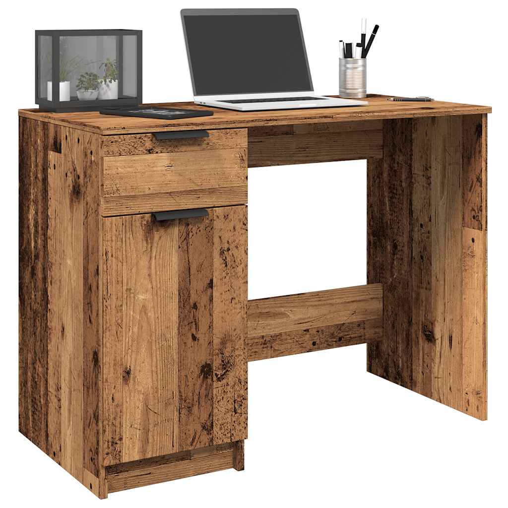 vidaXL Schreibtisch Altholz-Optik 100x50x75 cm Holzwerkstoff