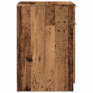 Skříňka k psacímu stolu old wood 33x50x75 cm kompozitní dřevo - obrázek 6