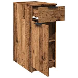 Skříňka k psacímu stolu old wood 33x50x75 cm kompozitní dřevo - obrázek 8