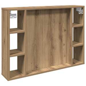 Zrcadlová skříňka s LED dub artisan 76 x 15 x 55 cm kompozit - obrázek 8