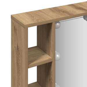 Zrcadlová skříňka s LED dub artisan 76 x 15 x 55 cm kompozit - obrázek 11