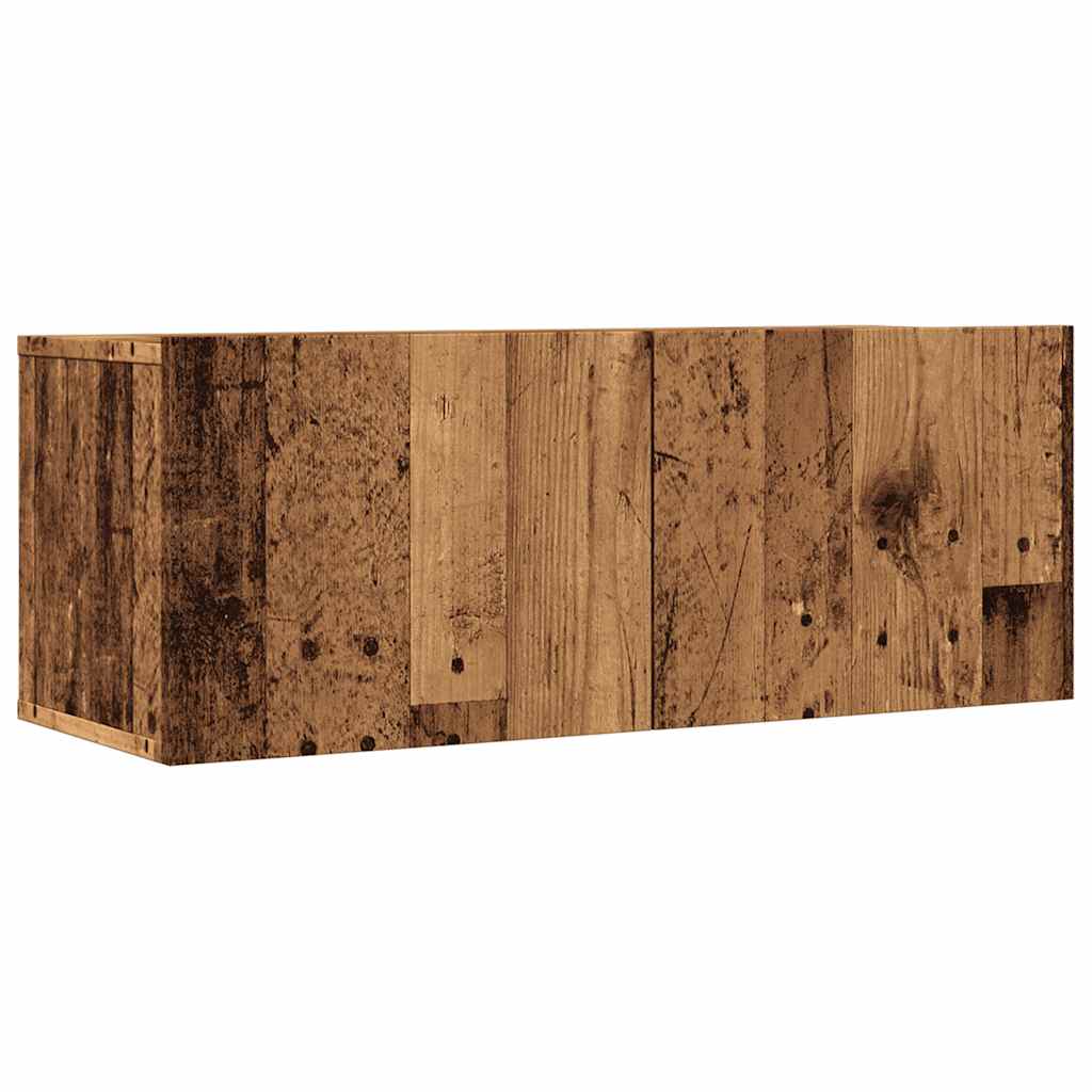 vidaXL TV skříňky nástěnné 2 ks old wood 80 x 30 x 30 cm