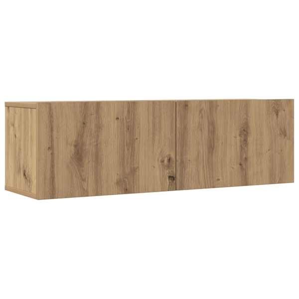 vidaXL seinale kinnitatavad telerikapid 2 tk, k&auml;sit&ouml;&ouml;tamm, 100x30x30cm