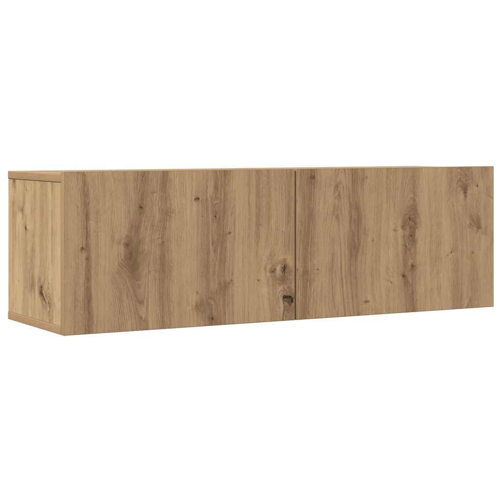 vidaXL TV skříňky nástěnné 2 ks dub artisan 100 x 30 x 30 cm